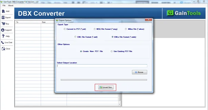 export dbx