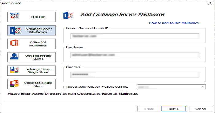 GainTools Exchange Recovery to recover E Windows 11 download