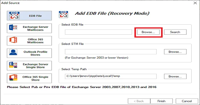 install exchange migration