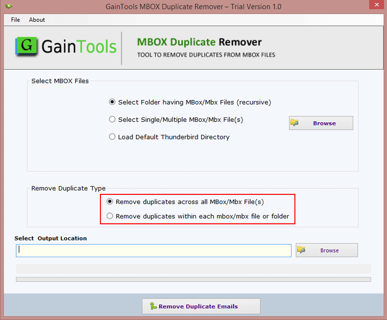 MBOX Duplicate Remover
