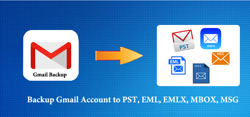 Know Procedure to Backup Gmail Account to PST, EML, EMLX, MBOX, MSG