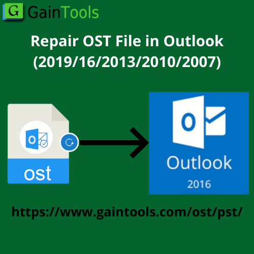 Repair OST File in Outlook (2019/16/2013/2010/2007)