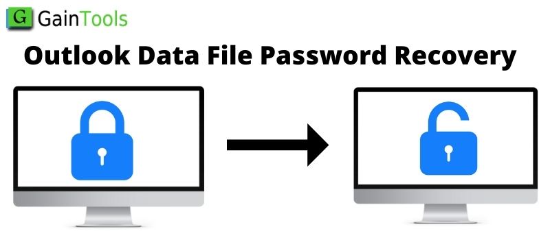 outlook data file password recovery application