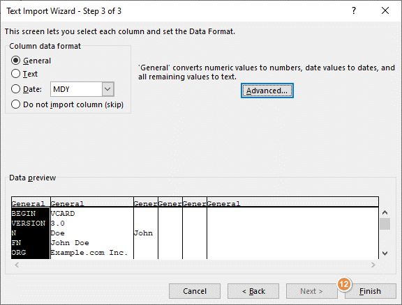 vcf-to-excel