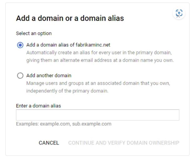 add domain