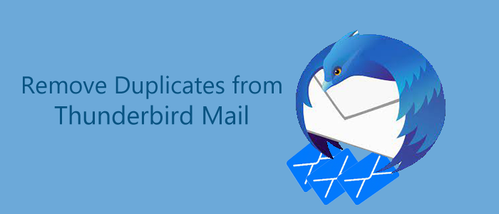 Remove duplicates from Thunderbird