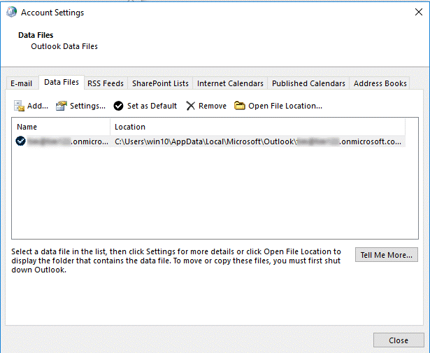 microsoft outlook file location win 10 microsoft outlook file location win 10