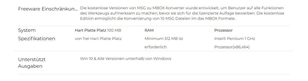 msg zu mbox konverter