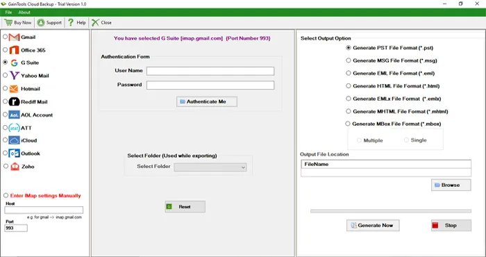 download gsuite backup tool