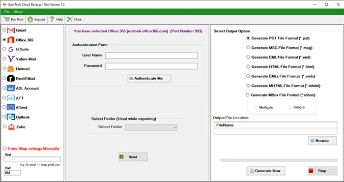 download office365 backup tool