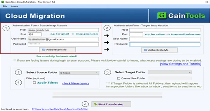 hostname cloud account