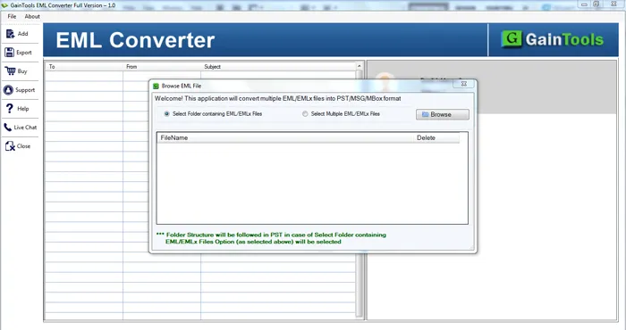 scarica eml a msg convertitore software