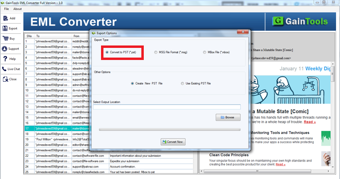 eml to pst converter 64 bit