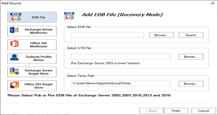 install exchange server software 