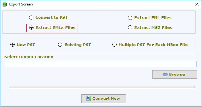 scegliere emlx file