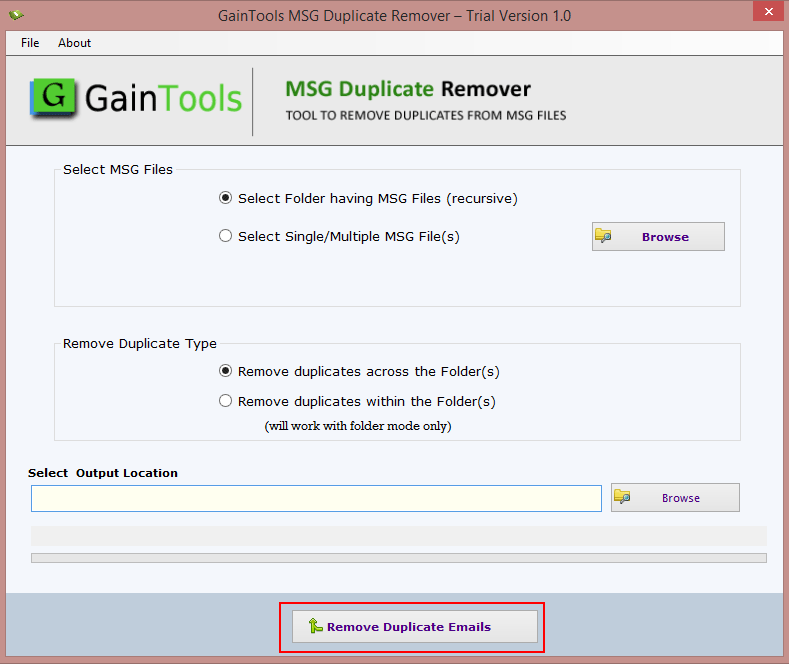 choose output destination