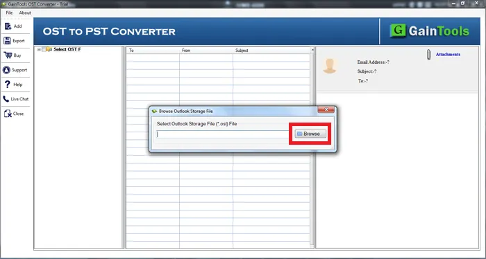 gaintools ost to eml converter