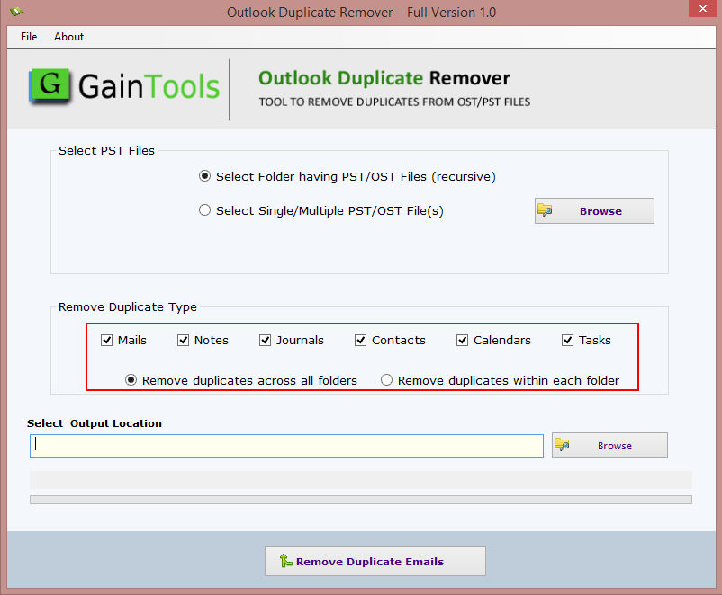 PST Duplicate Remover