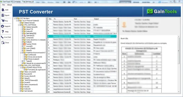 pst to emlx converter