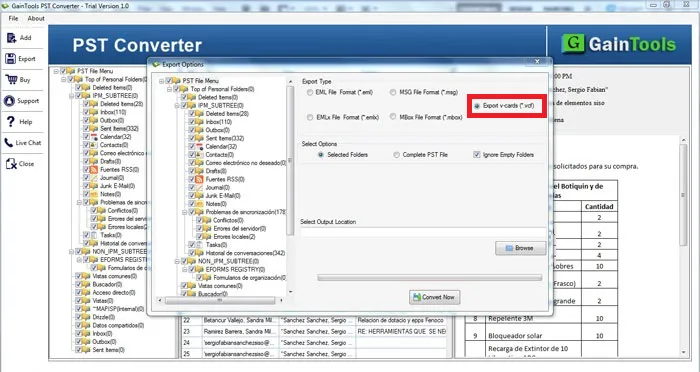 choose vcf format